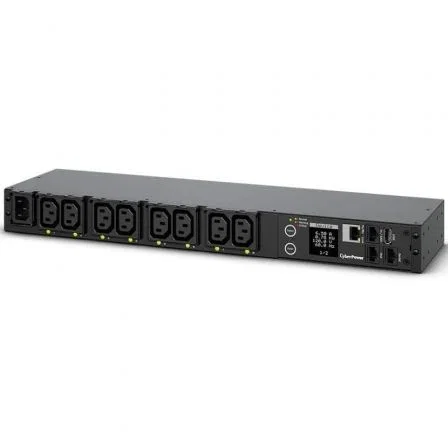 CyberPower PDU41004 PDU de 1U con 8 salidas IEC C13 y gestión remota CyberPower PDU41004 PDU de 1U con 8 salidas IEC C13 y gestión remota
